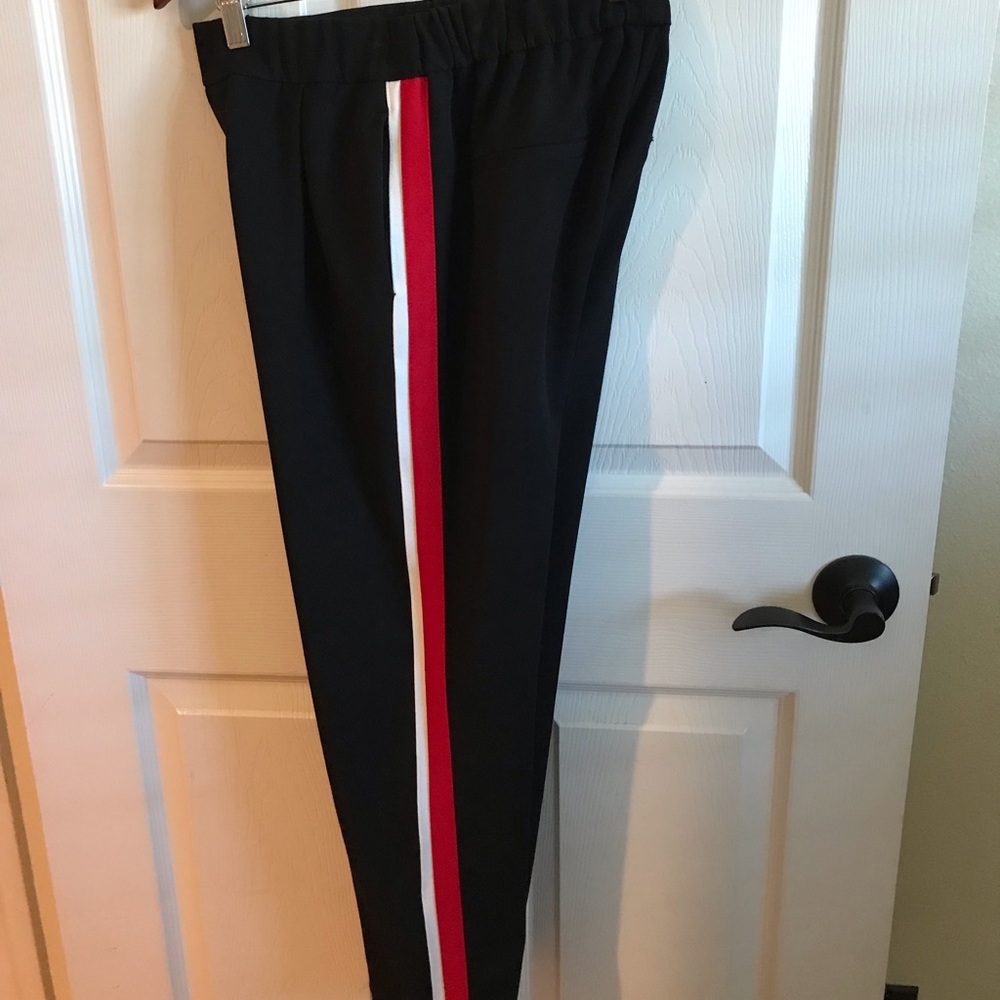 Nwt Zara jogging striped side pants sz S